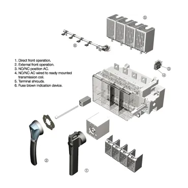 FUSOMAT DIN - Protecția alimentării, transfer și distribuție de energie - EXPLODED_VIEW_EXT